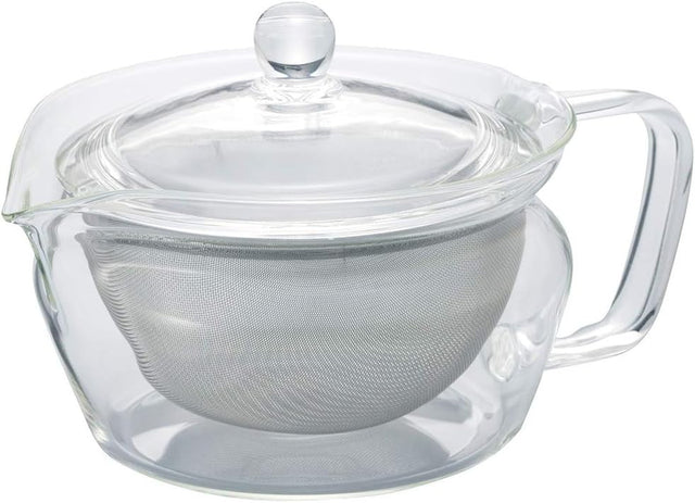 Glass Teapot 300ml with Stainless Steel Infuser Loose Leaf Tea Brewer