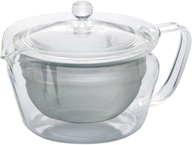 Glass Teapot 450ml with Stainless Steel Infuser Loose Leaf Tea Pot