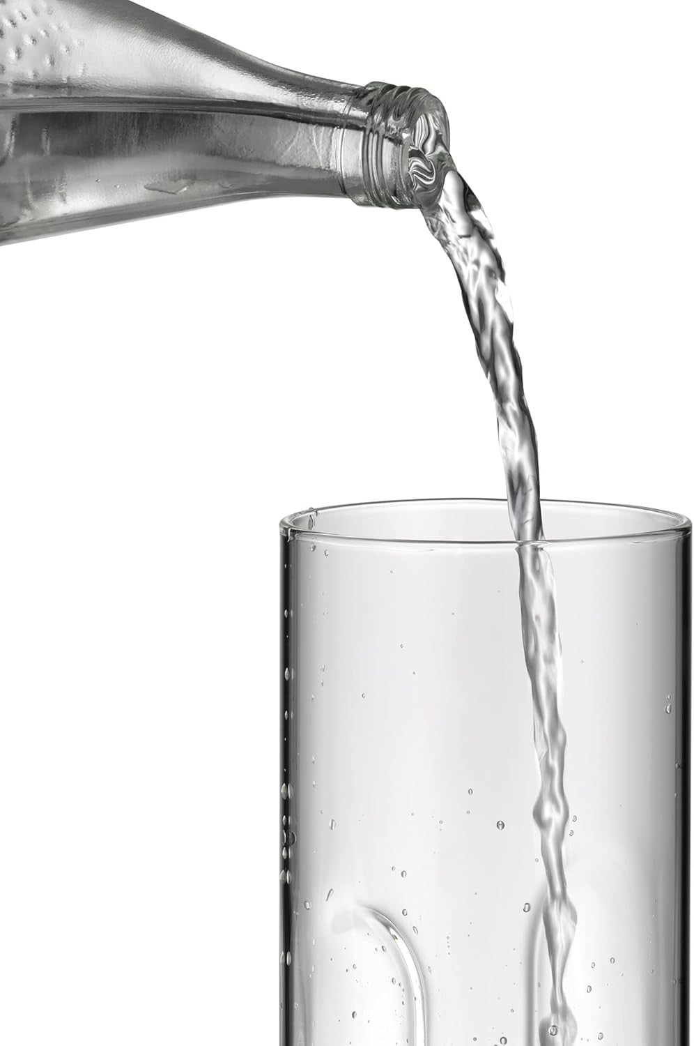 Glass Water Carafe 0.8L with Silicone Lid Lock Handle Leakproof Dishwasher Safe - Kwikley