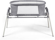 Gliding Baby Crib Bassinet Rocking & Static Cot with Mattress & Travel Bag - Kwikley