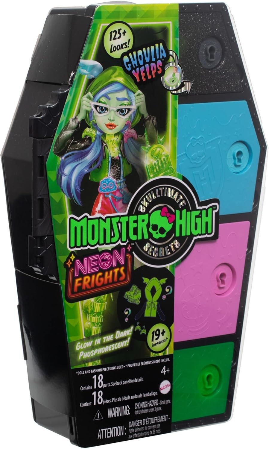 Glow Fashion Doll Locker Playset Gaming Style 19+ Surprises - Kwikley