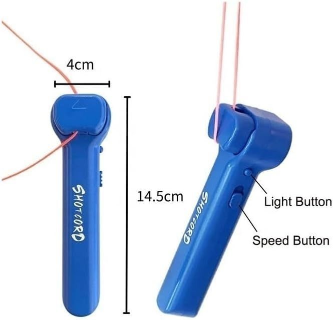 Glow Rope Launcher Fidget Adjustable Speed Luminous String Toy - Kwikley
