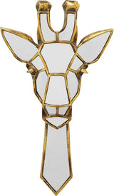 Gold Giraffe Wall Mirror 45x26cm Decorative Wall Art