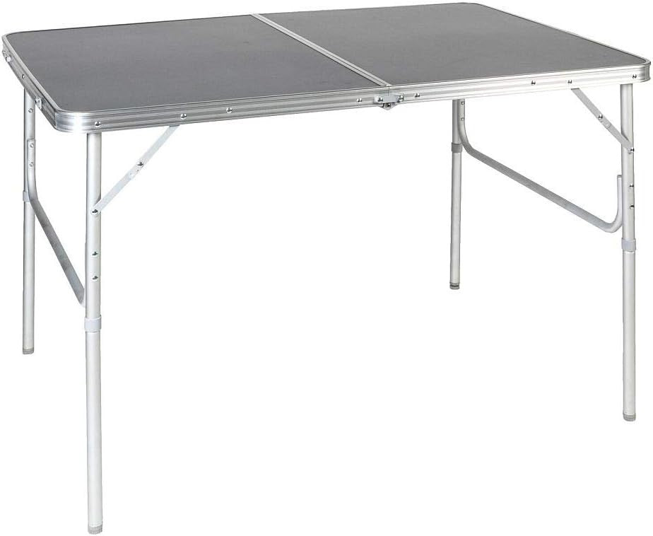 Granite Folding Table Adjustable Height Portable Lightweight Camping Picnic - Kwikley
