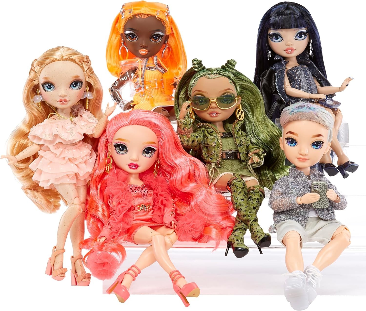 Green Camo Fashion Doll Poseable Outfit 10+ Accessories Display - Kwikley