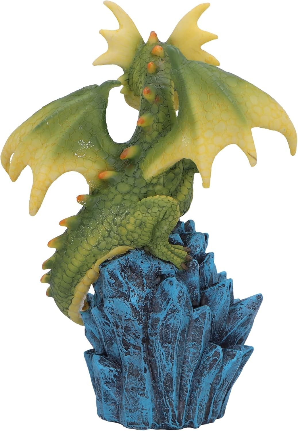 Green Dragon Figurine 18cm LED Light | Crystal Peak Ornament | Fantasy Gift - Kwikley