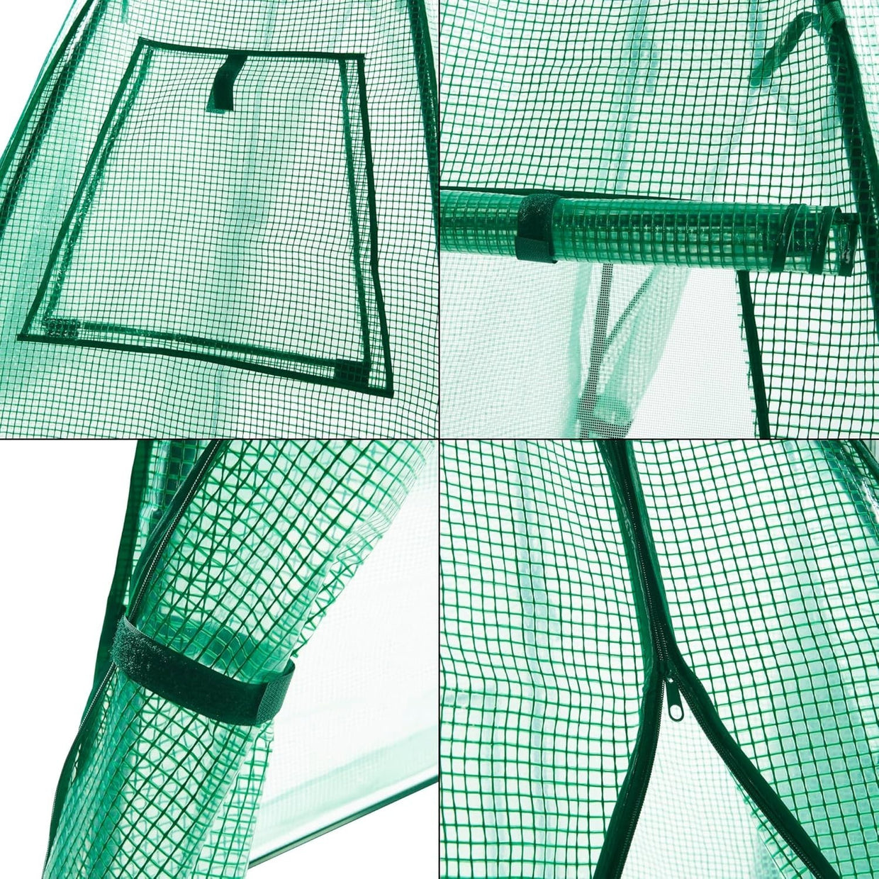Green Foil Greenhouse Tent 183x160cm | Heavy - Duty PE Cover & Steel Frame - Kwikley
