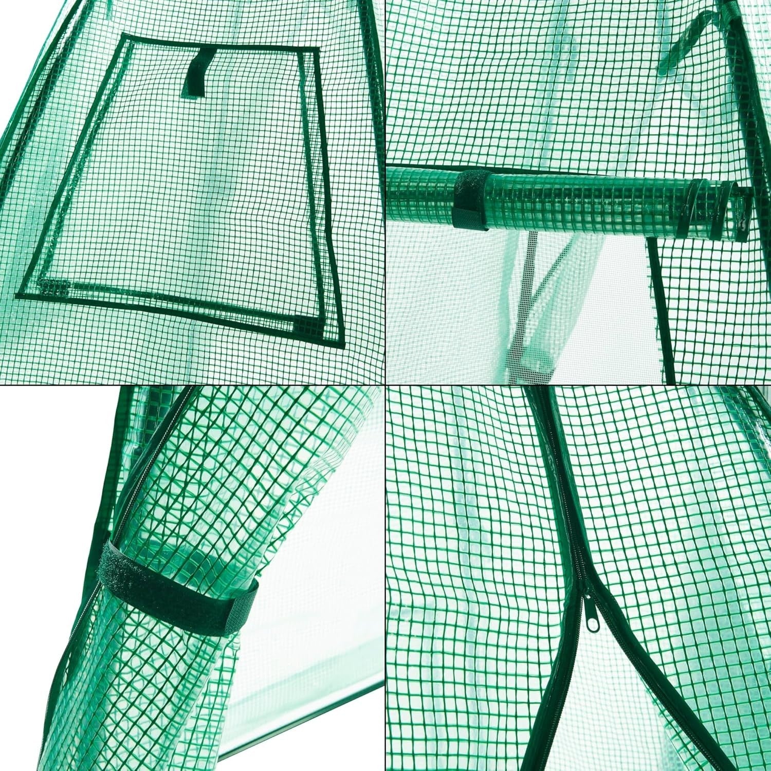 Green Foil Greenhouse Tent 183x160cm | Heavy - Duty PE Cover & Steel Frame - Kwikley