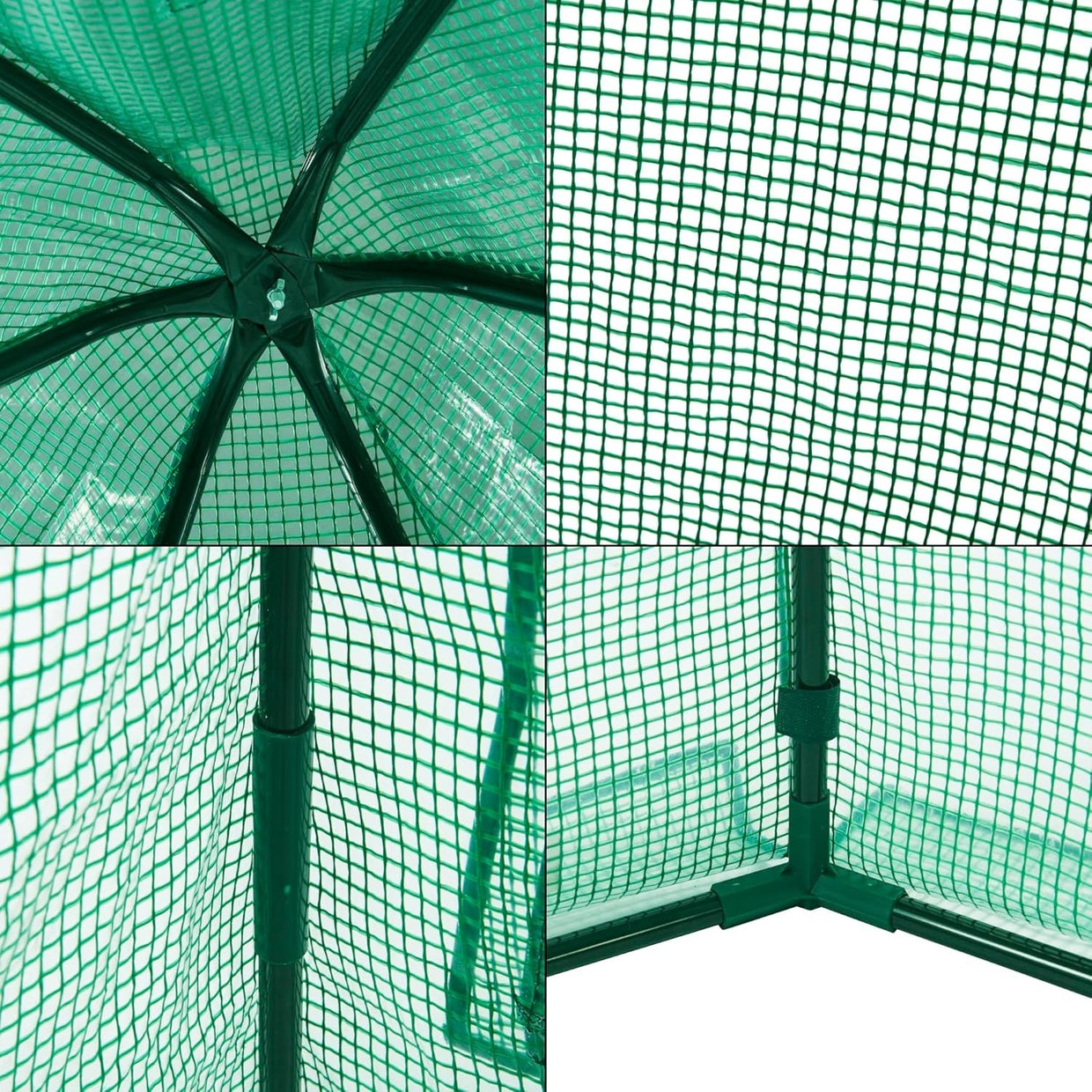 Green Foil Greenhouse Tent 183x160cm | Heavy - Duty PE Cover & Steel Frame - Kwikley