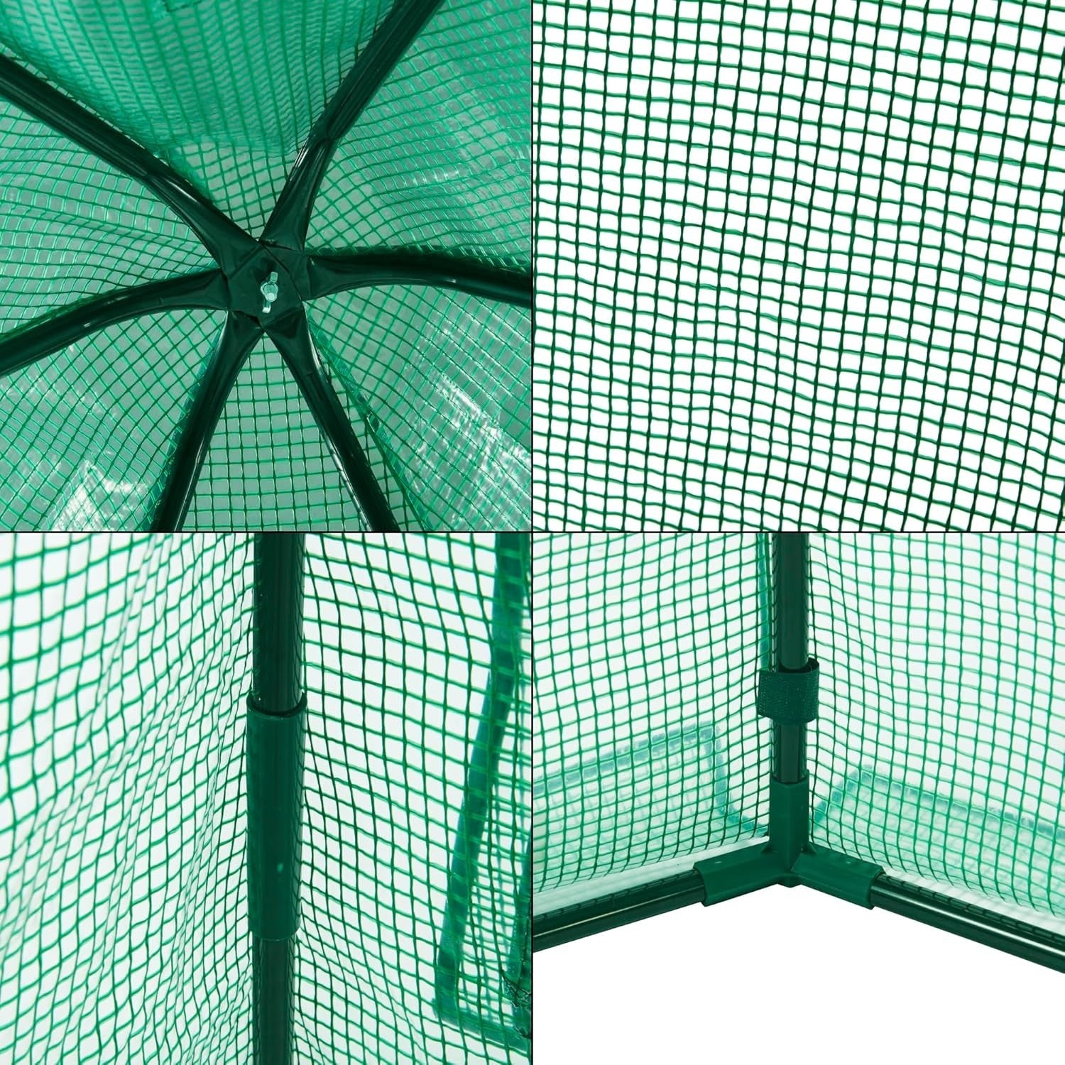 Green Foil Greenhouse Tent 183x160cm | Heavy - Duty PE Cover & Steel Frame - Kwikley