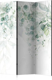 Green Leaf Acoustic Room Divider 135x172cm Double Side Folding Screen - Kwikley