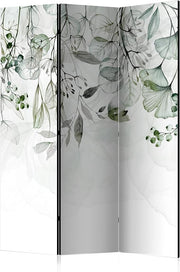 Green Leaf Acoustic Room Divider 135x172cm Double Sided Folding Screen - Kwikley