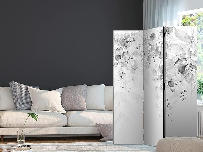 Green Leaf Acoustic Room Divider 135x172cm Double Sided Screen - Kwikley