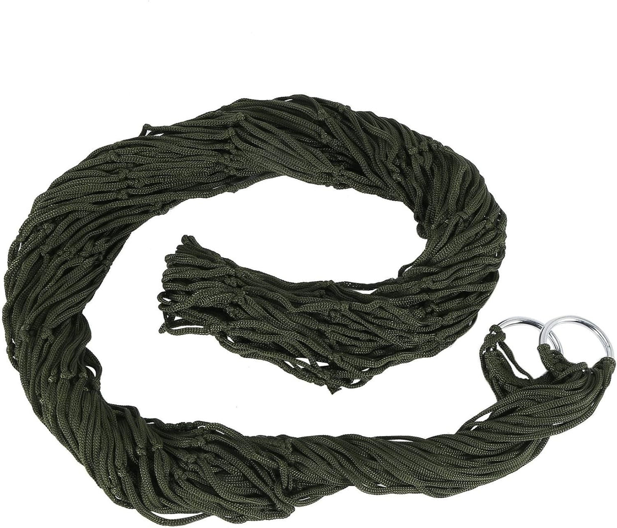 Green Portable Outdoor Camping Hammock Mesh Net, Lightweight Travel Swing 2.7x0. - Kwikley