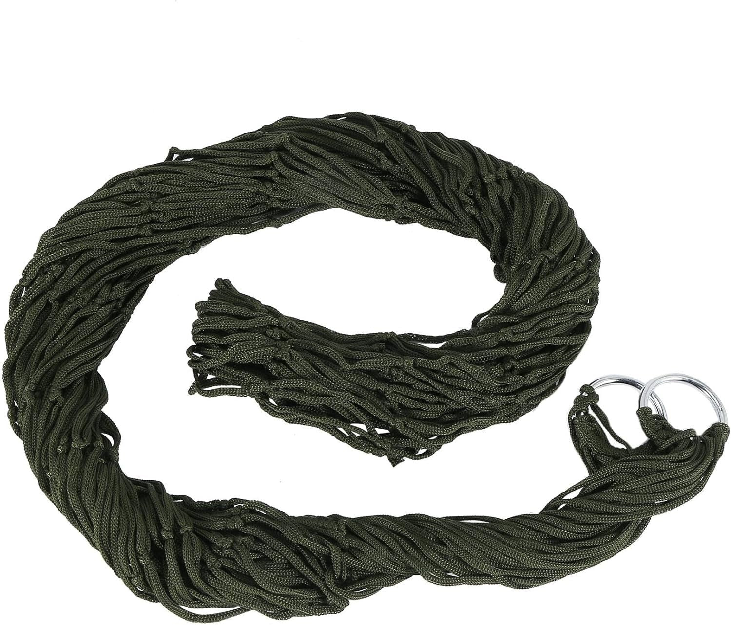Green Portable Outdoor Camping Hammock Mesh Net, Lightweight Travel Swing 2.7x0. - Kwikley