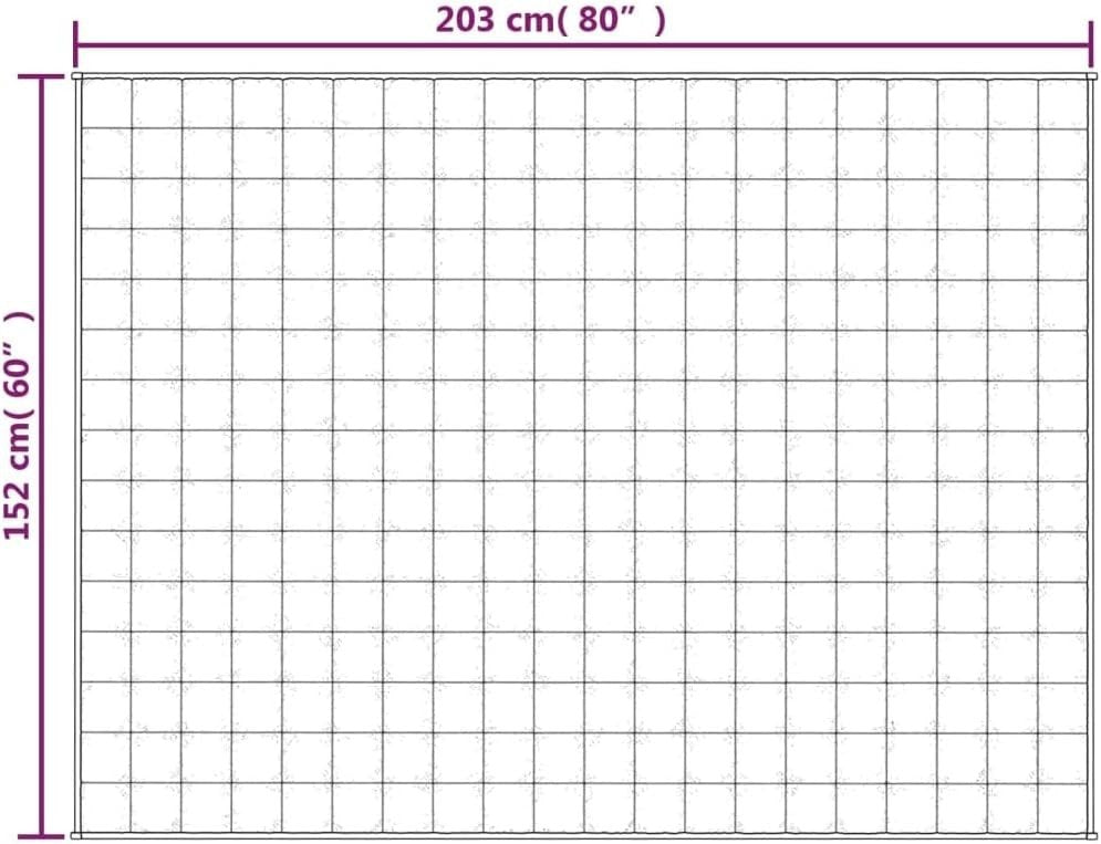 Grey 11kg Weighted Blanket 152x203 cm for Stress & Anxiety Relief - Kwikley