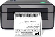 Grey 4x6 Thermal Shipping Label Printer USB High Speed 150mm/s Desktop - Kwikley