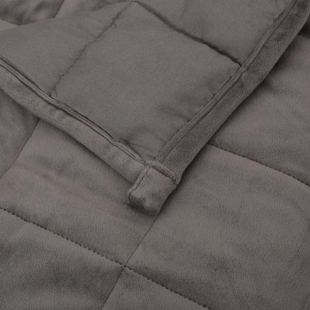 Grey 5kg Weighted Blanket 122x183 cm for Stress & Anxiety Relief - Kwikley