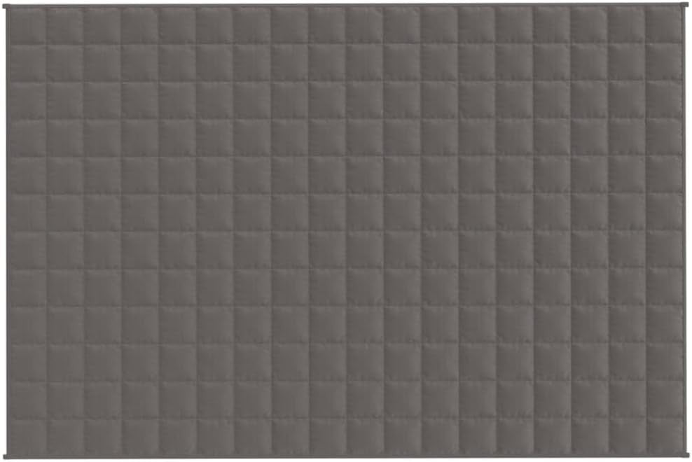 Grey 7kg Weighted Blanket 155x220 cm for Stress & Anxiety Relief - Kwikley