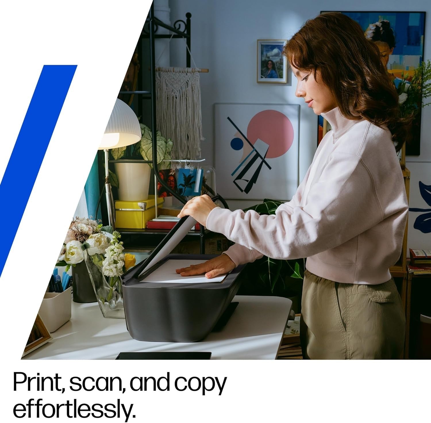 Grey A4 Colour Inkjet All In One Printer Wireless 7.5ppm Home WiFi - Kwikley