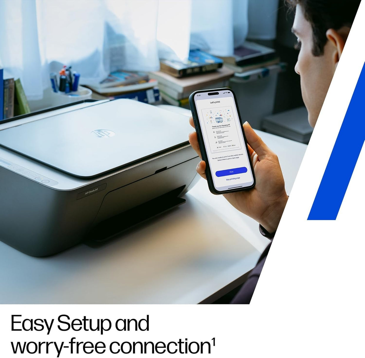 Grey A4 Colour Inkjet All In One Printer Wireless 7.5ppm Home WiFi - Kwikley