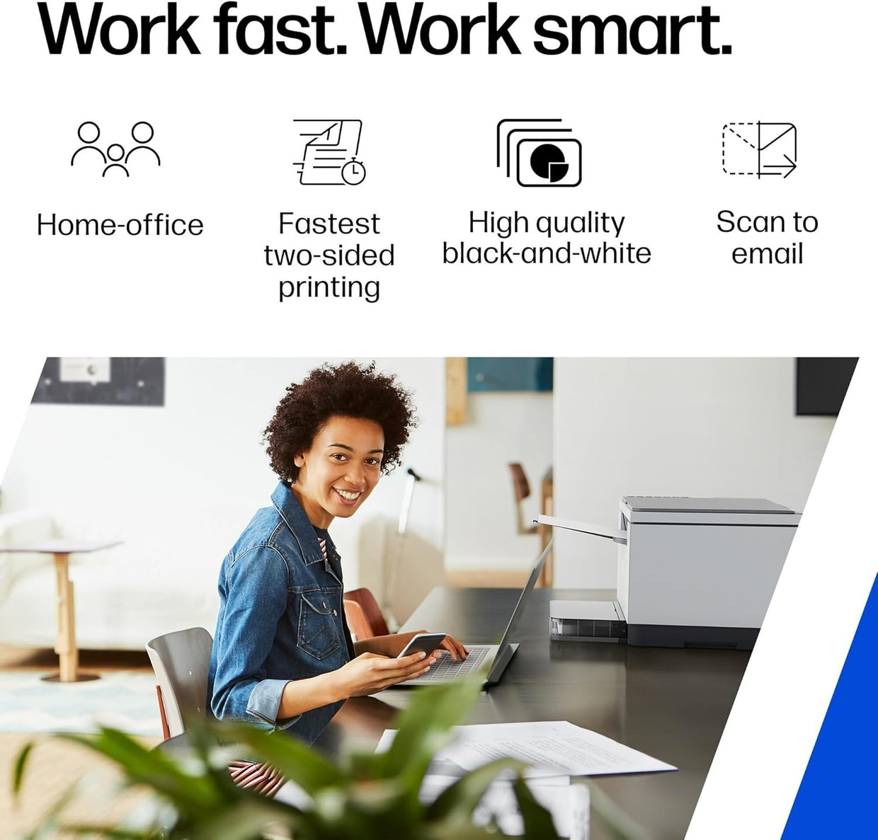 Grey A4 Mono Laser All In One Printer Wireless Duplex 30ppm - Kwikley