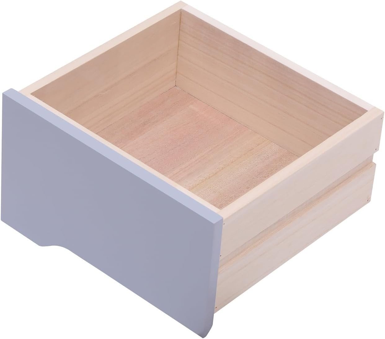 Grey Bedside Table with Drawer & Open Shelf | Fully Assembled Wooden Nightstand - Kwikley