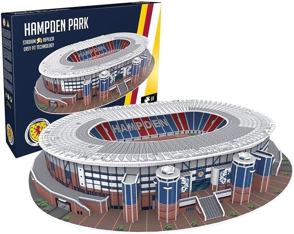 Hampden Park Stadium 3D Puzzle Model Kit Football Arena Building Set - Kwikley