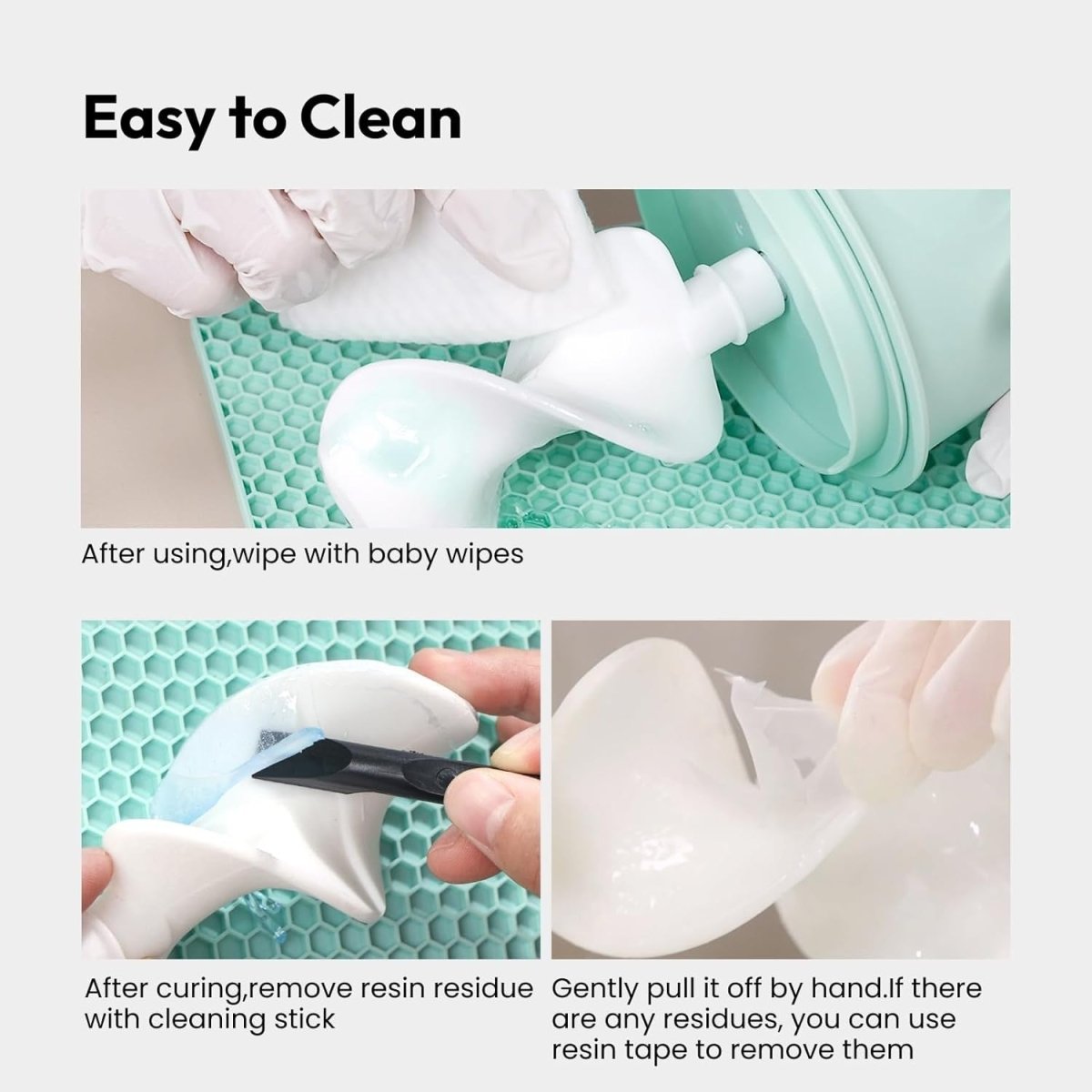 Hand Crank Resin Mixer Epoxy Stirrer 3 Speed Silicone Paddle Low Bubbles - Kwikley
