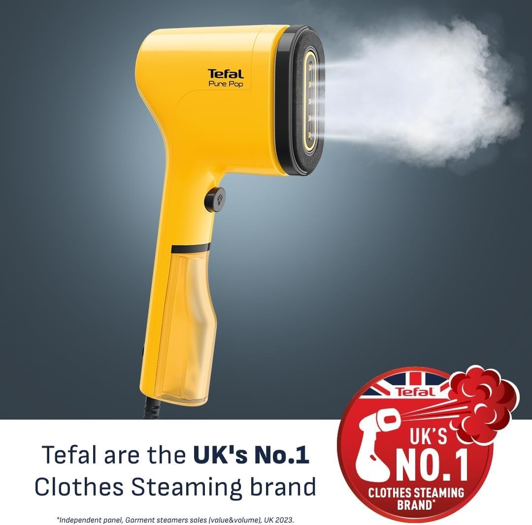 Handheld Clothes Steamer Fast Heat Travel Garment Steamer Slim Design - Kwikley