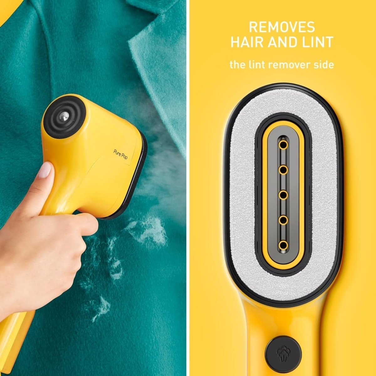 Handheld Clothes Steamer Fast Heat Travel Garment Steamer Slim Design - Kwikley
