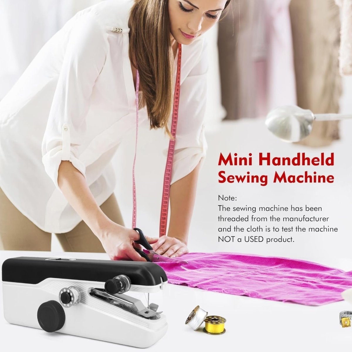 Handheld Sewing Machine Portable Electric Mini Stitch Repair Kit - Kwikley