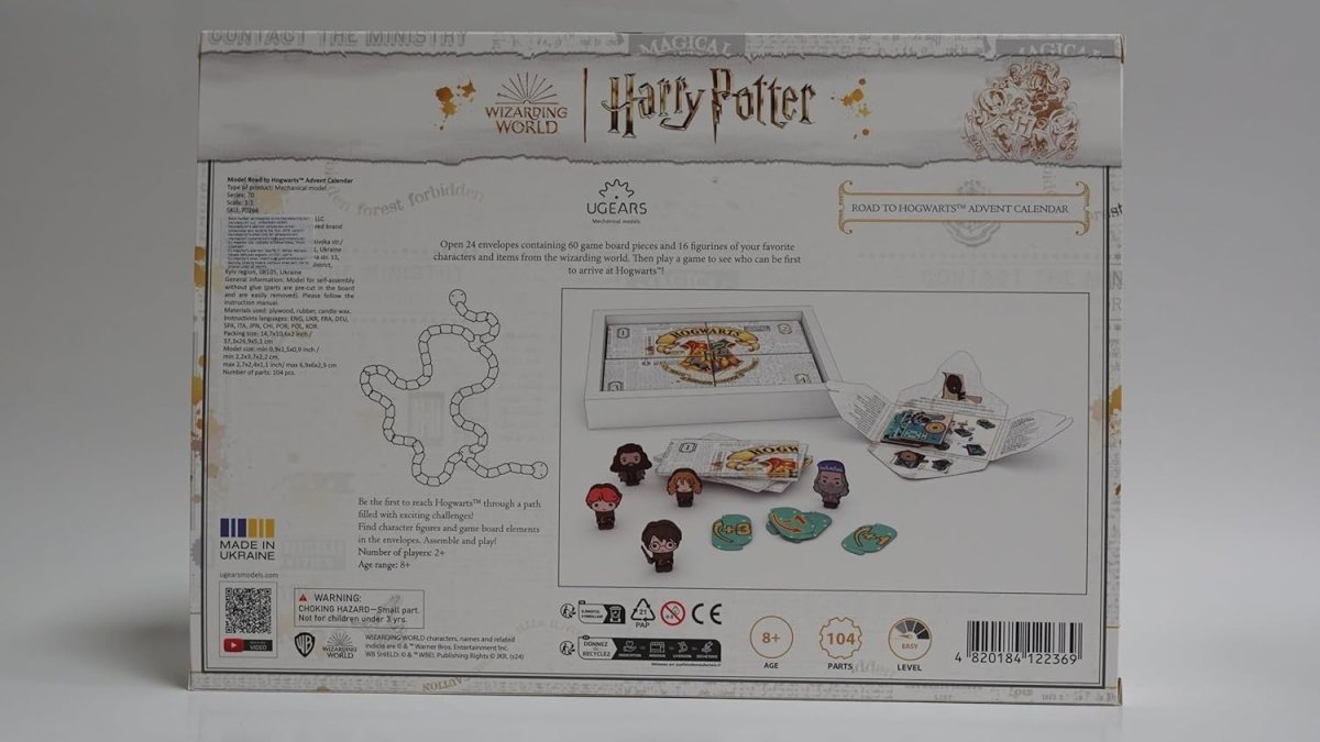 Harry Potter Advent Calendar 2025 3D Wooden Puzzle Board Game Gift - Kwikley