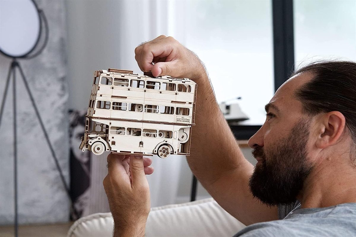 Harry Potter Knight Bus 3D Wooden Puzzle Mechanical Model Kit 268PCS - Kwikley