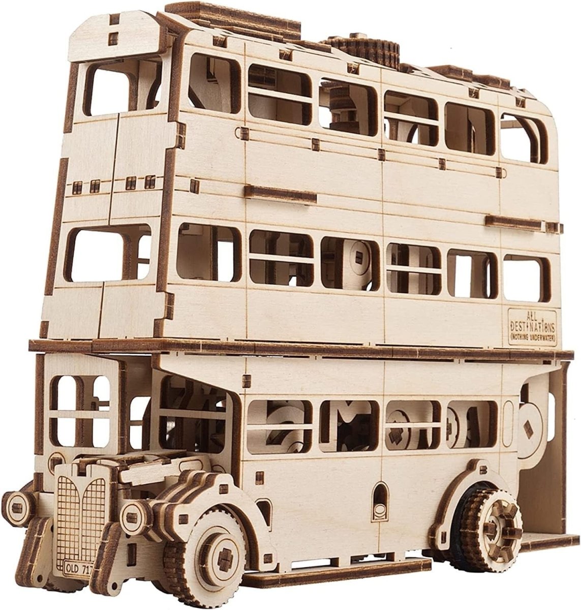 Harry Potter Knight Bus 3D Wooden Puzzle Mechanical Model Kit 268PCS - Kwikley