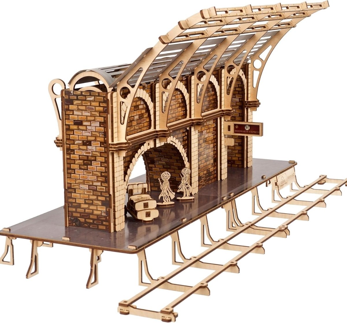 Harry Potter Platform 9¾ 3D Wooden Puzzle Station Model Kit 230PCS - Kwikley