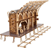 Harry Potter Platform 9¾ 3D Wooden Puzzle Station Model Kit 230PCS - Kwikley