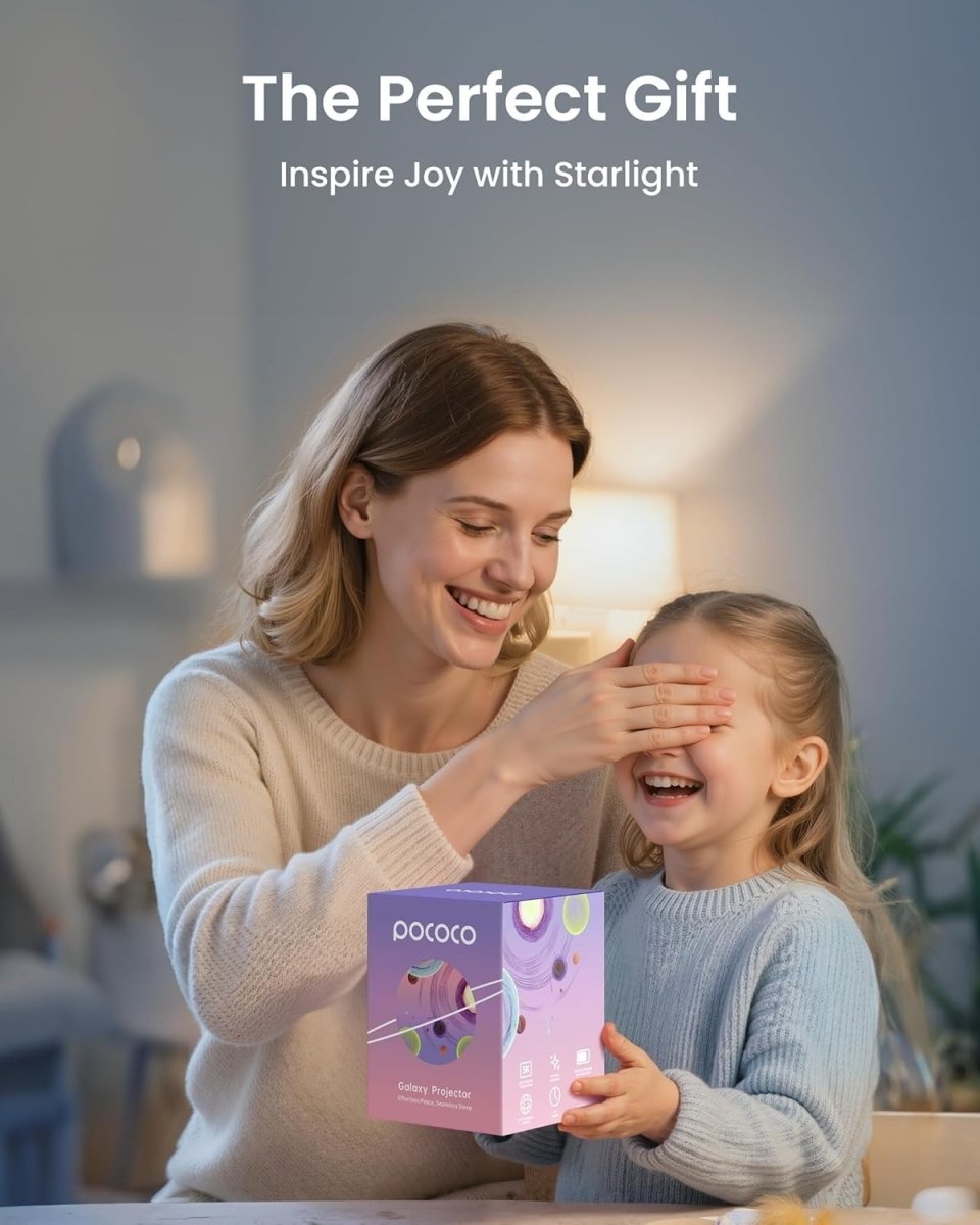 HD Galaxy Projector Night Light Star Ceiling Planetarium Kids Bedroom - Kwikley