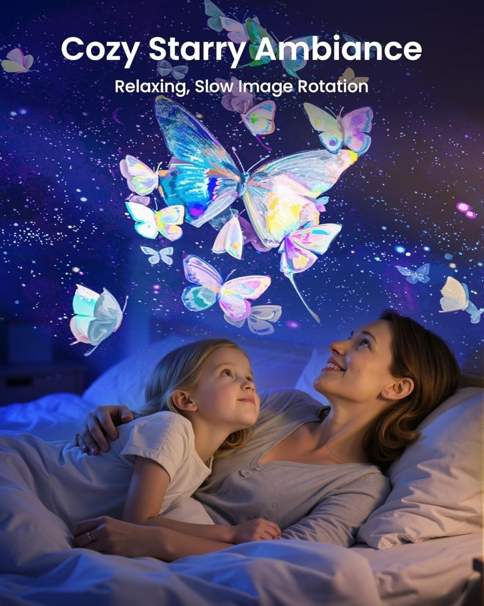 HD Galaxy Projector Night Light Star Ceiling Planetarium Kids Bedroom - Kwikley
