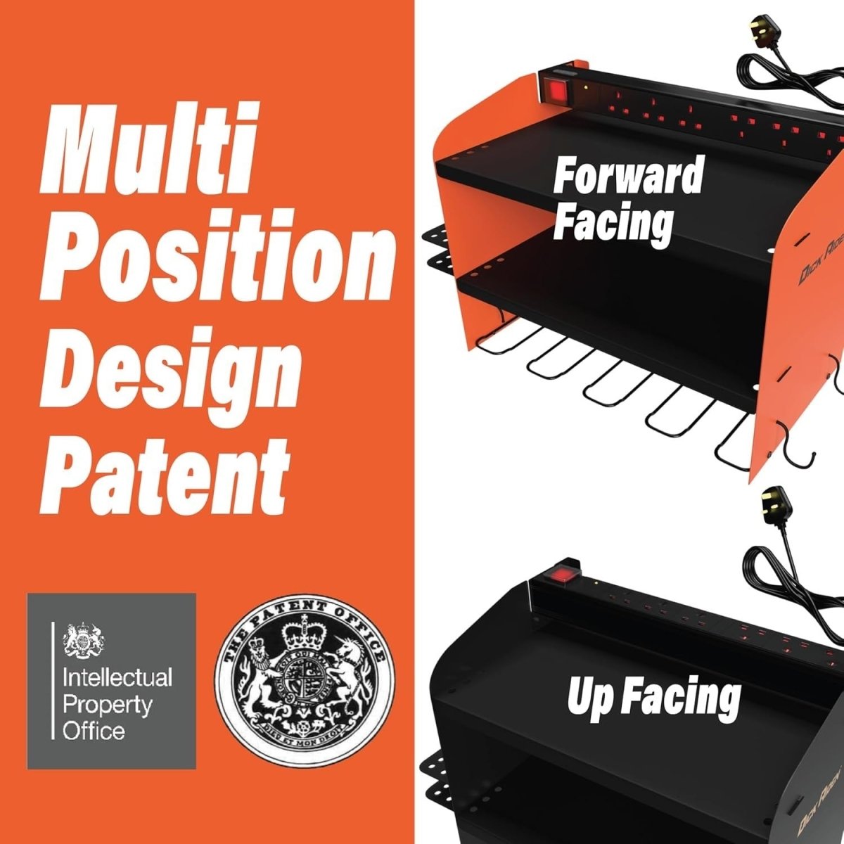 Heavy Duty 4 - Slot Power Tool Organizer Wall Rack Charging Station Metal - Kwikley