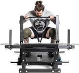 Heavy Duty Belt Squat Machine Lower Body Trainer Home Gym 11 Gauge Steel