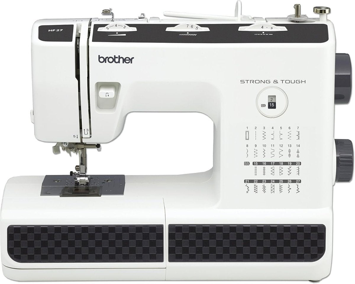 Heavy Duty Electronic Sewing Machine 27 Stitch Metal Chassis Leather PVC - Kwikley