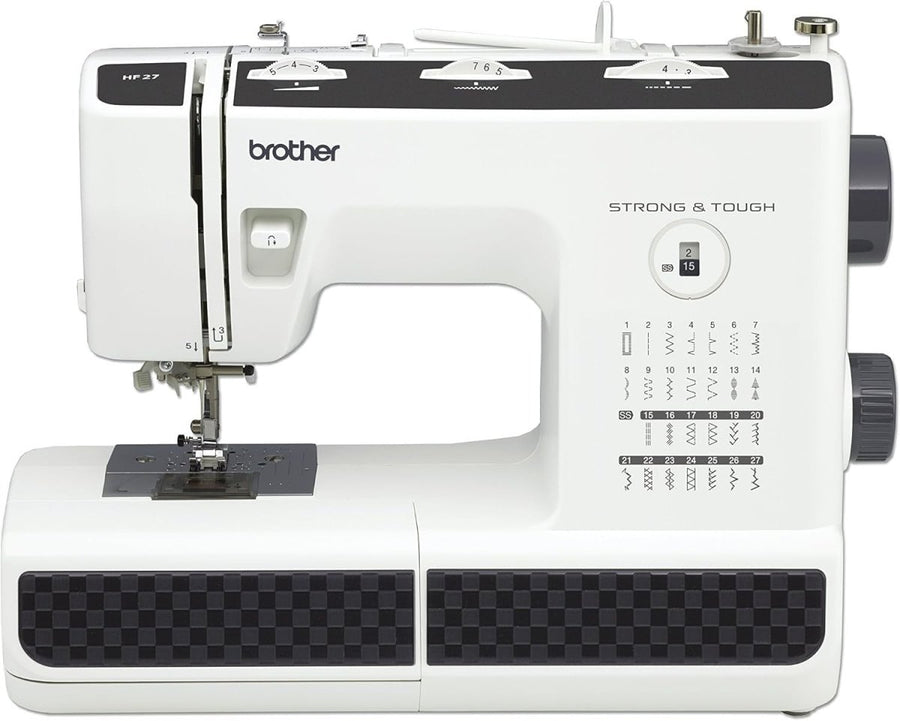 Heavy Duty Electronic Sewing Machine 27 Stitch Metal Chassis Leather PVC - Kwikley