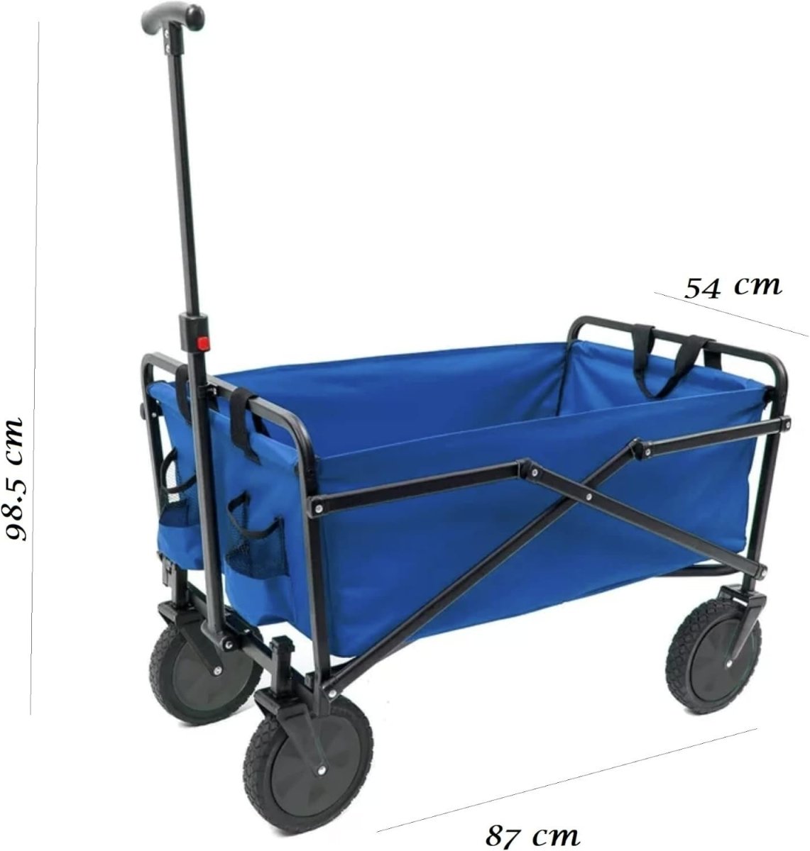 Heavy Duty Folding Utility Wagon Cart Garden Camping Picnic Trolley - Kwikley