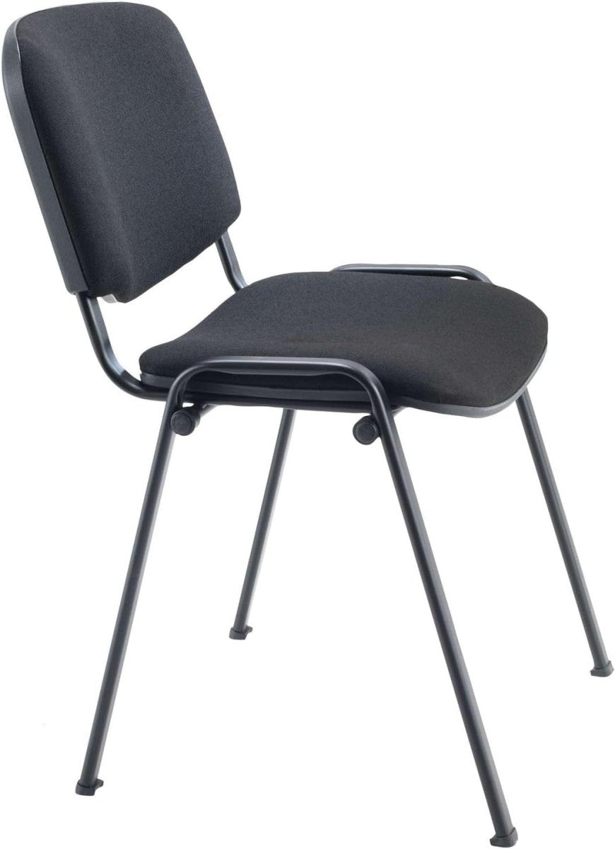 Heavy Duty Meeting Chairs Pack of 4 Stackable 115kg - Kwikley
