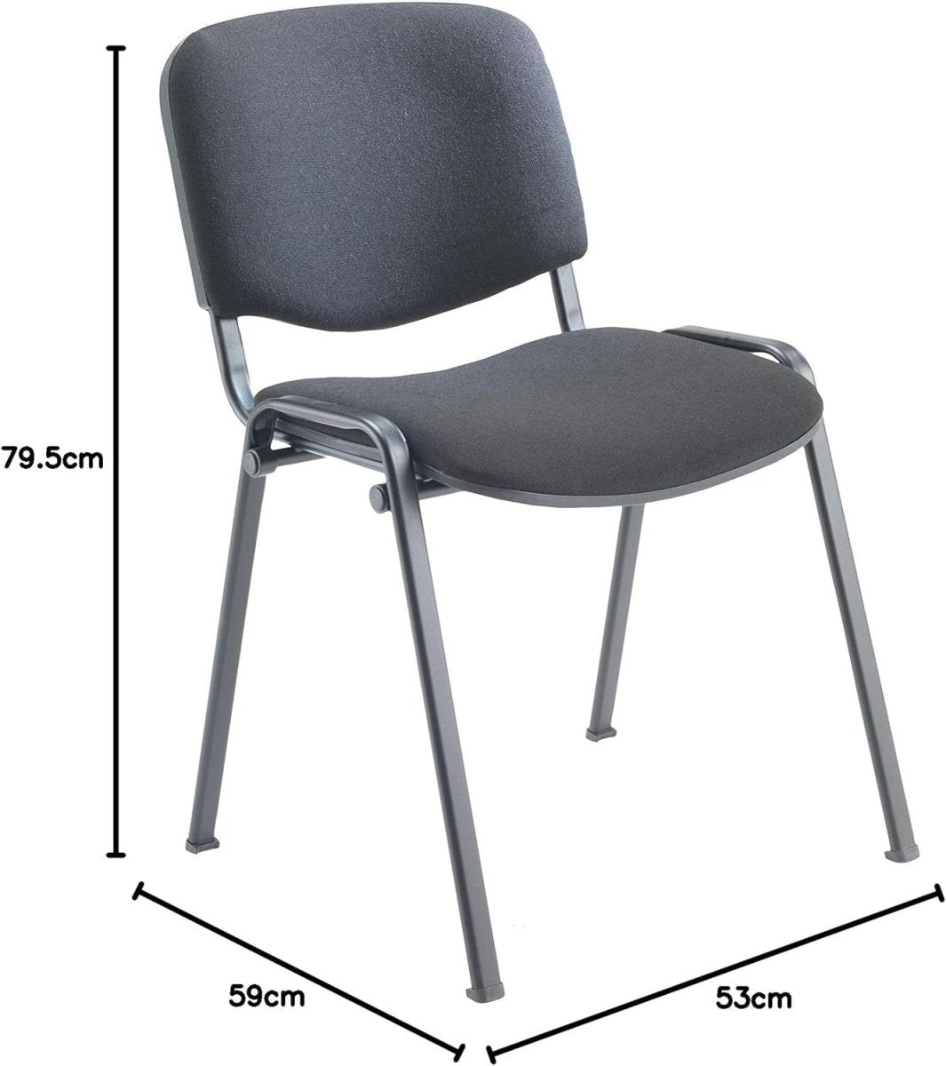 Heavy Duty Office Meeting Chair Stackable Reception 115kg - Kwikley