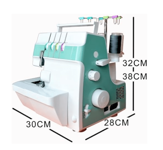 Heavy Duty Overlock Sewing Machine 2 3 4 Thread LED Differential Feed - Kwikley