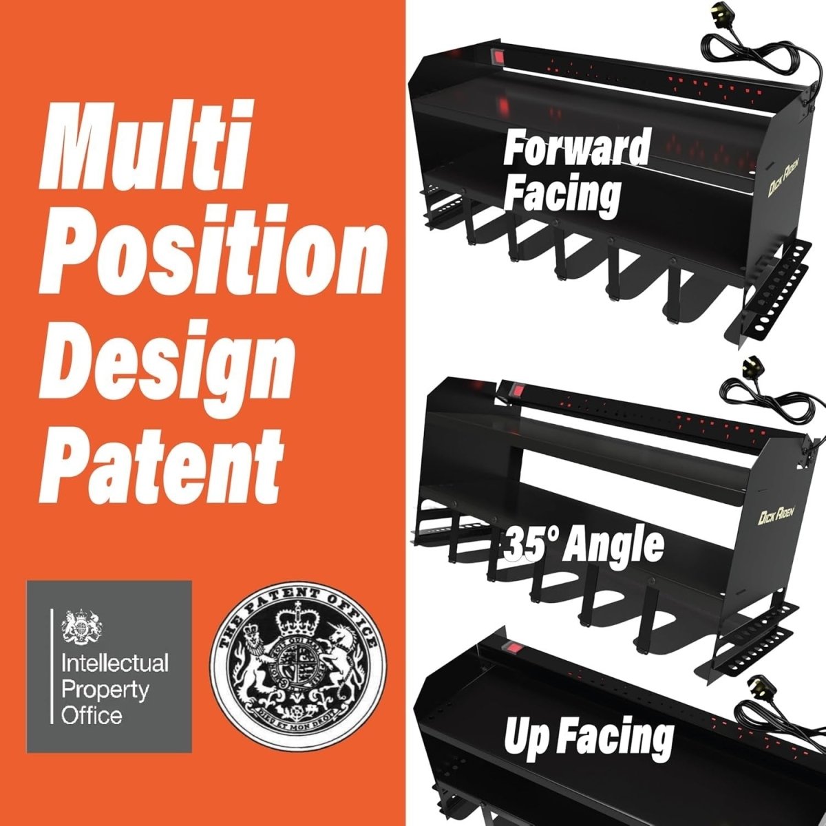 Heavy Duty Power Tool Organizer Wall Rack Charging Station 6 Slots Steel - Kwikley