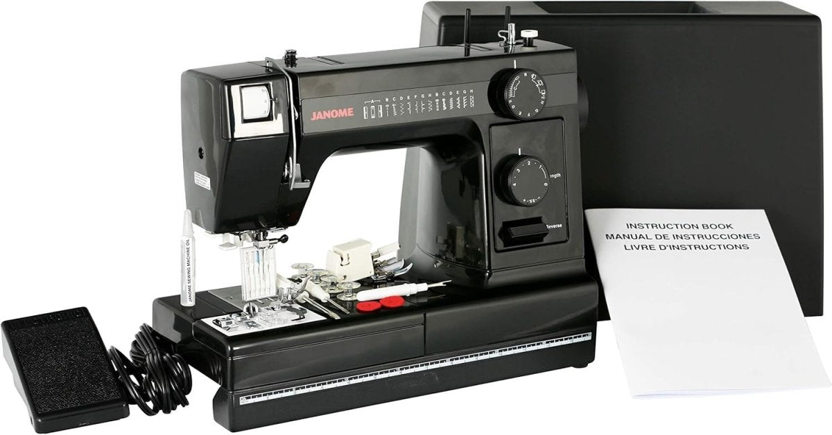Heavy Duty Sewing Machine 14 Stitches Auto Threader Metal Frame - Kwikley