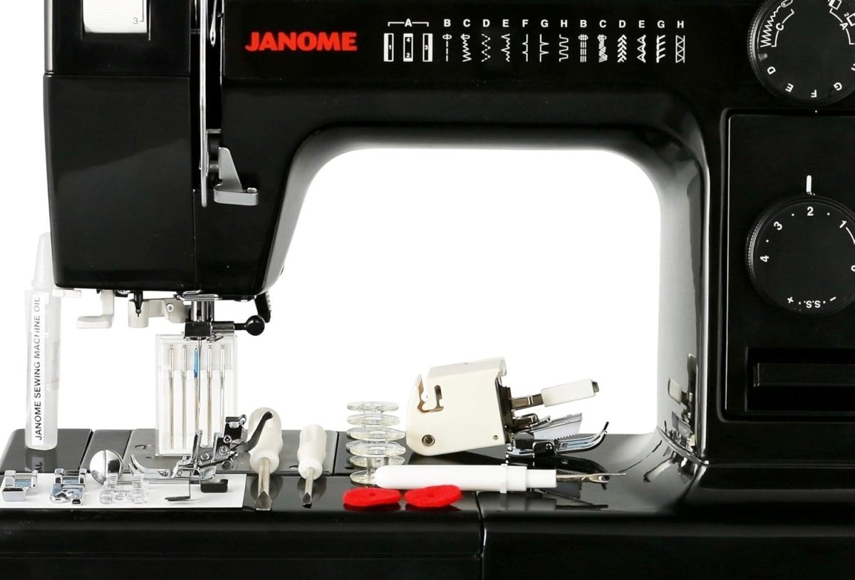 Heavy Duty Sewing Machine 14 Stitches Auto Threader Metal Frame - Kwikley